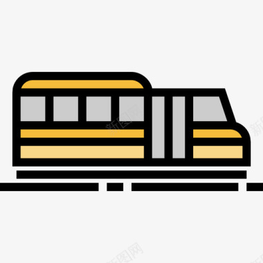 火车运输47线颜色图标图标