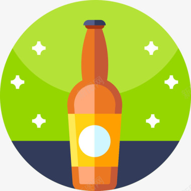 啤酒热带23淡味图标图标