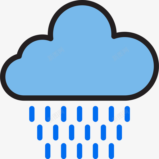 线性降雨天气112图标svg_新图网 https://ixintu.com 天气112 线性降雨