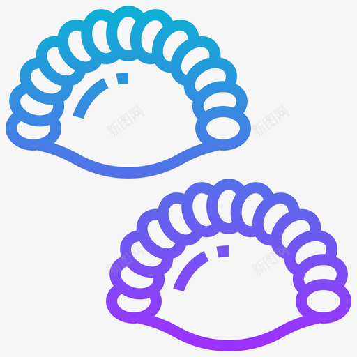 咖喱泰国符号3渐变色图标svg_新图网 https://ixintu.com 咖喱 泰国符号3 渐变色