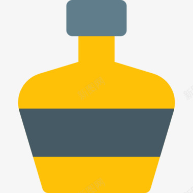 威士忌饮料6平淡图标图标