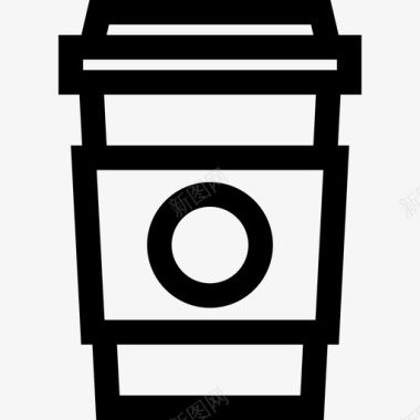 咖啡外卖9直系图标图标