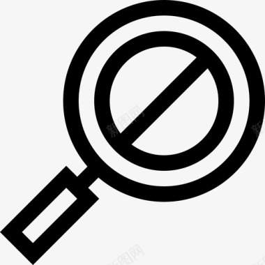 错误搜索3线性图标图标