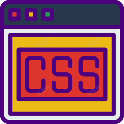 Cssweb搜索引擎优化4线性颜色图标svg_新图网 https://ixintu.com Css web搜索引擎优化4 线性颜色