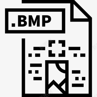 Bmp文件25线性图标图标