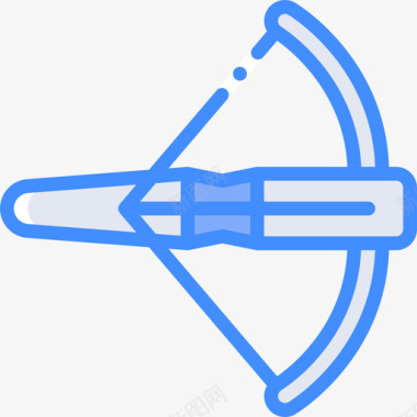 弩战争蓝色图标图标