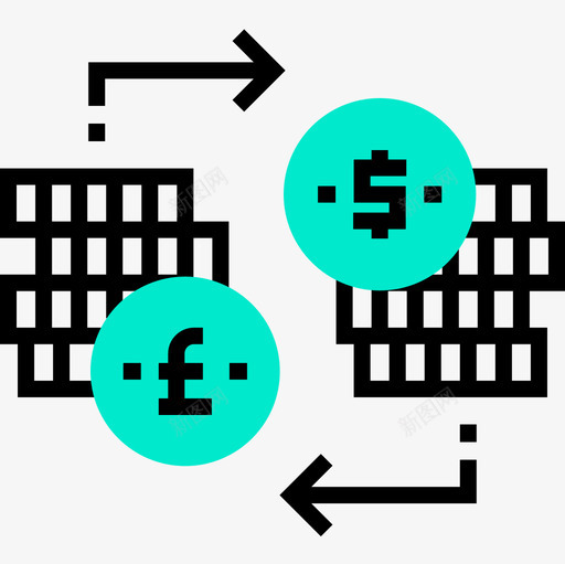 Exchange经济型21单色图标svg_新图网 https://ixintu.com Exchange 单色 经济型21