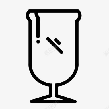 玻璃器皿杯子饮料图标图标
