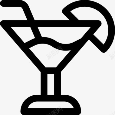 鸡尾酒鸡尾酒11直系图标图标