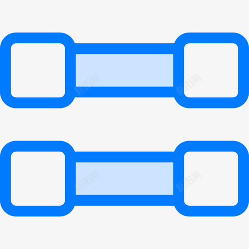 举重运动46蓝色图标svg_新图网 https://ixintu.com 举重 蓝色 运动46