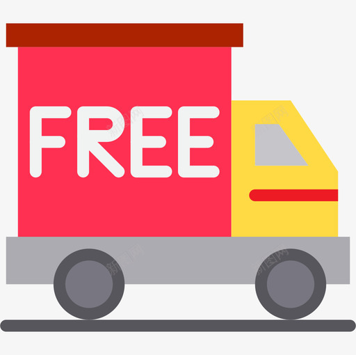免费送货购物和电子商务6持平图标svg_新图网 https://ixintu.com 免费送货 持平 购物和电子商务6