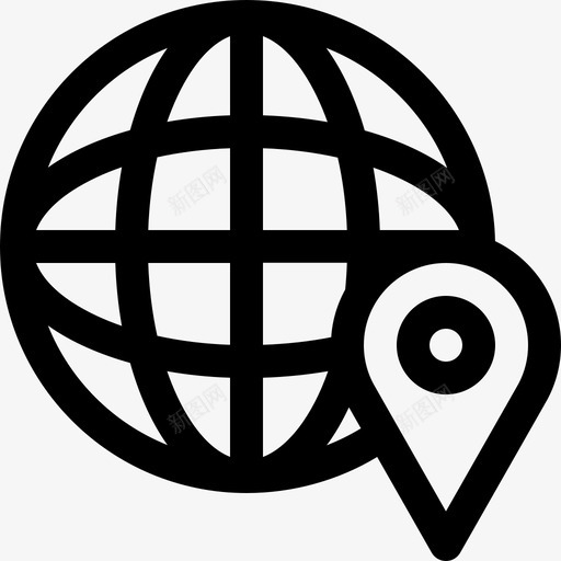世界各地联系我们6直线图标svg_新图网 https://ixintu.com 世界各地 直线 联系我们6