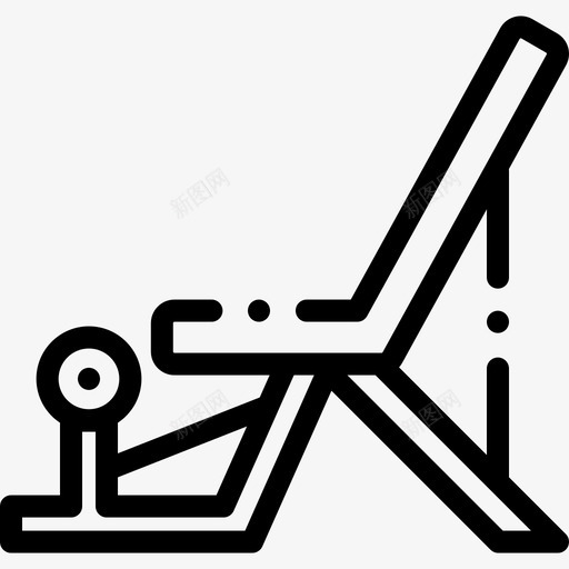 机器健身器材5线性图标svg_新图网 https://ixintu.com 健身器材5 机器 线性