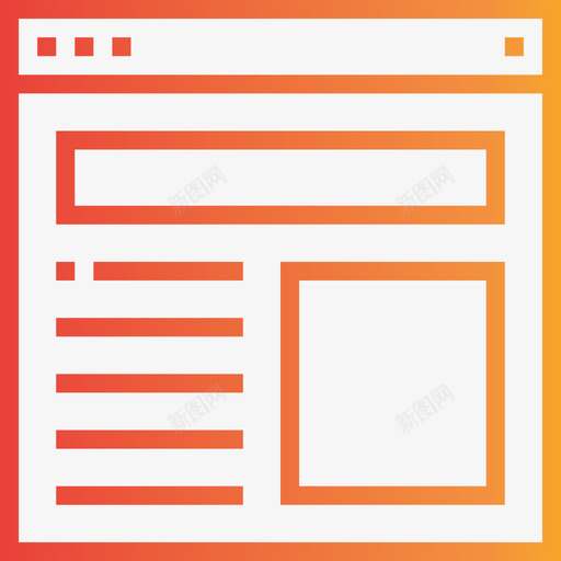 浏览器网站和用户界面渐变图标svg_新图网 https://ixintu.com 浏览器 渐变 网站和用户界面