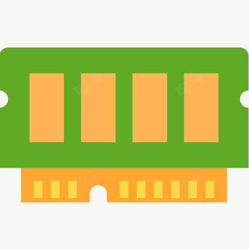 内存计算机硬件7扁平图标svg_新图网 https://ixintu.com 内存 扁平 计算机硬件7