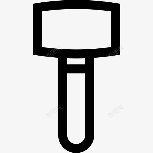 MalletCarpenter6线性图标svg_新图网 https://ixintu.com Carpenter6 Mallet 线性