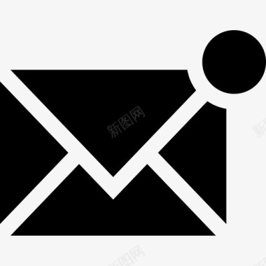 电子邮件通知5已填充图标图标
