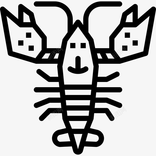 龙虾93号食物直系图标svg_新图网 https://ixintu.com 93号食物 直系 龙虾