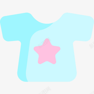 婴儿淋浴衬衫6件平装图标图标