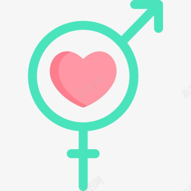 性别爱情34平淡图标图标