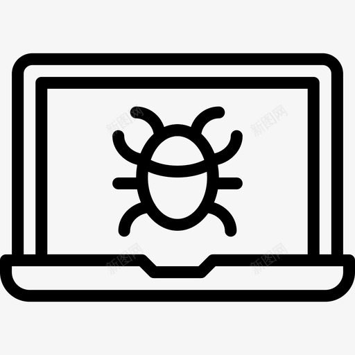病毒网页搜索引擎优化3线性图标svg_新图网 https://ixintu.com 病毒 线性 网页搜索引擎优化3