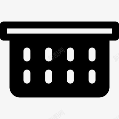 洗衣篮家庭用品6装满图标图标