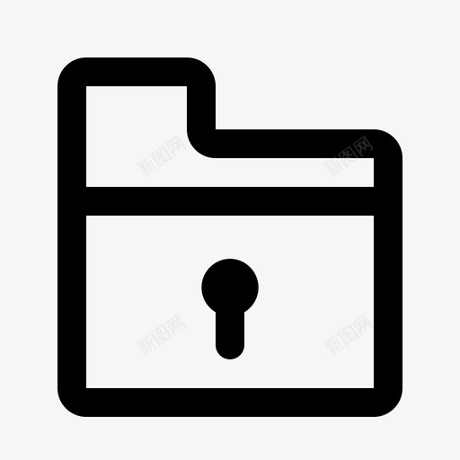 锁定文件夹文档文件图标svg_新图网 https://ixintu.com 文件 文件夹行 文档 注释 锁定文件夹