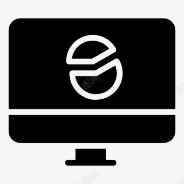 计算机图表管理图标图标