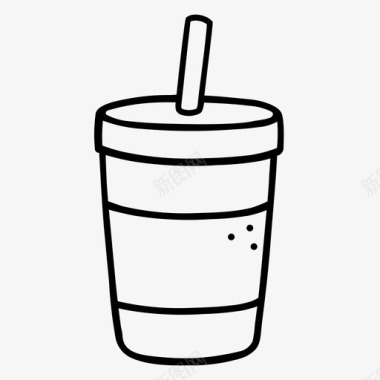 冰咖啡咖啡因饮料图标图标