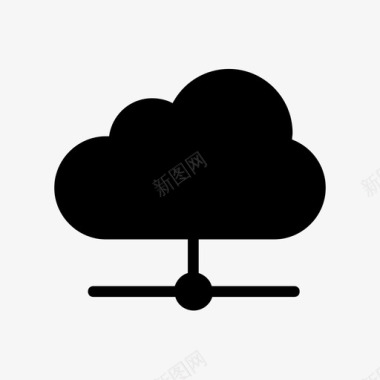 云共享连接网络图标图标