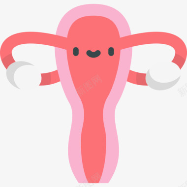 输卵管产科8扁平图标图标