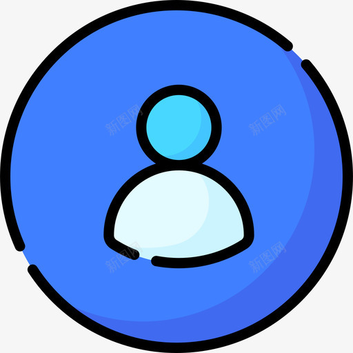 好友请求通知8线颜色图标svg_新图网 https://ixintu.com 好友请求 线颜色 通知8