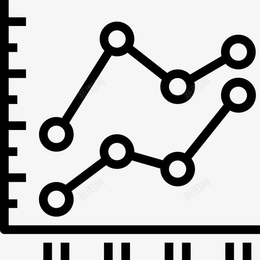 直线图商业和金融25线性图标svg_新图网 https://ixintu.com 商业和金融25 直线图 线性