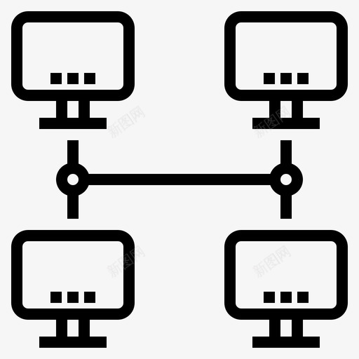 计算机与网络商务通信图标svg_新图网 https://ixintu.com 互联网 商务 计算机与网络 通信