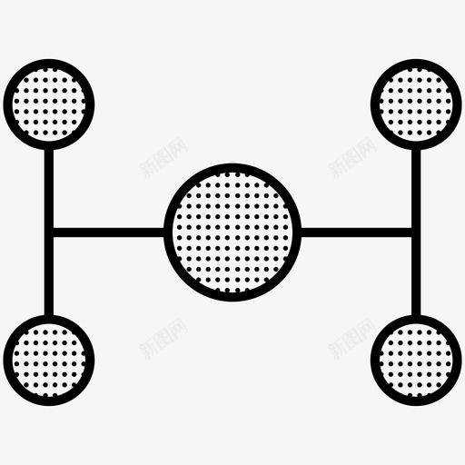 模型图表抽象点图标svg_新图网 https://ixintu.com 图表 抽象点 模型