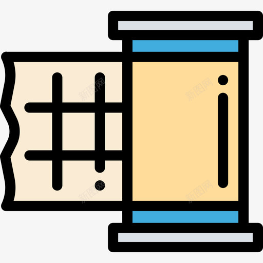 创可贴医疗器械9线性颜色图标svg_新图网 https://ixintu.com 创可贴 医疗器械9 线性颜色