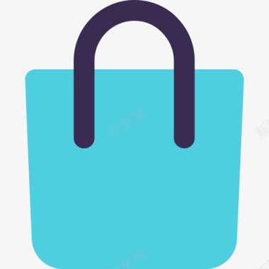 购物袋家居元素6扁平图标图标