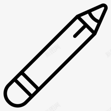 铅笔实用工具2直线图标图标