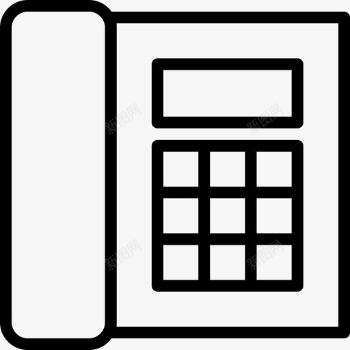 Phone-3svg_新图网 https://ixintu.com Phone-3