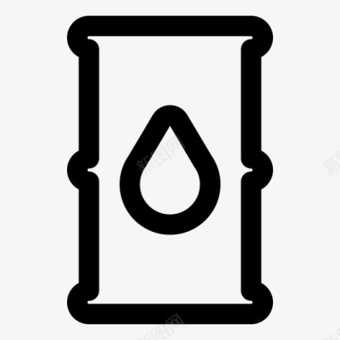 水桶加仑图标图标