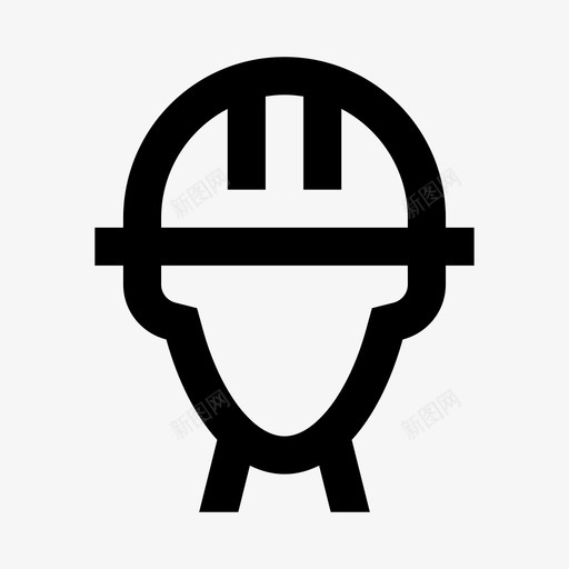 头盔建筑工人安全帽图标svg_新图网 https://ixintu.com 人员 人员5 头盔 安全帽 工人 建筑工人 线路