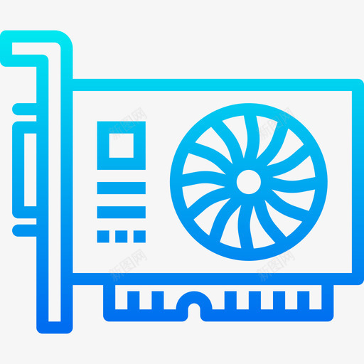 Vga卡计算机硬件2渐变图标svg_新图网 https://ixintu.com Vga卡 渐变 计算机硬件2