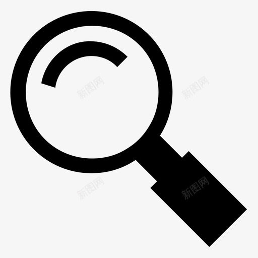 放大镜搜索搜索工具图标svg_新图网 https://ixintu.com 响应用户界面UI矢量图标 搜索 搜索工具 放大镜