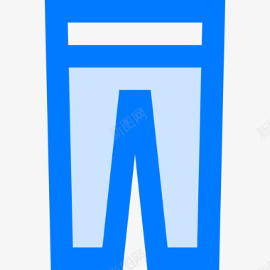 裤子衣服75蓝色图标图标