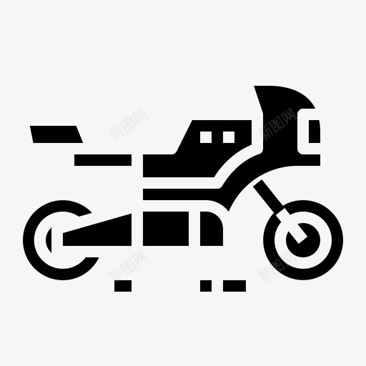 摩托车交通工具汽车图标svg_新图网 https://ixintu.com 交通工具 摩托车 摩托车实心 汽车