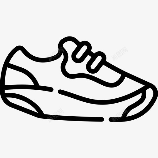 运动鞋健身房10直线型图标svg_新图网 https://ixintu.com 健身房10 直线型 运动鞋