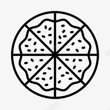 披萨蛋糕食物图标图标