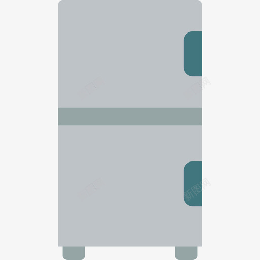 冰箱家用电器3平板图标svg_新图网 https://ixintu.com 冰箱 家用电器3 平板