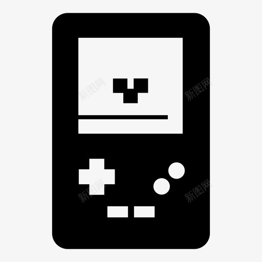 gamepad娱乐gameboy图标svg_新图网 https://ixintu.com gameboy gamepad games play 娱乐