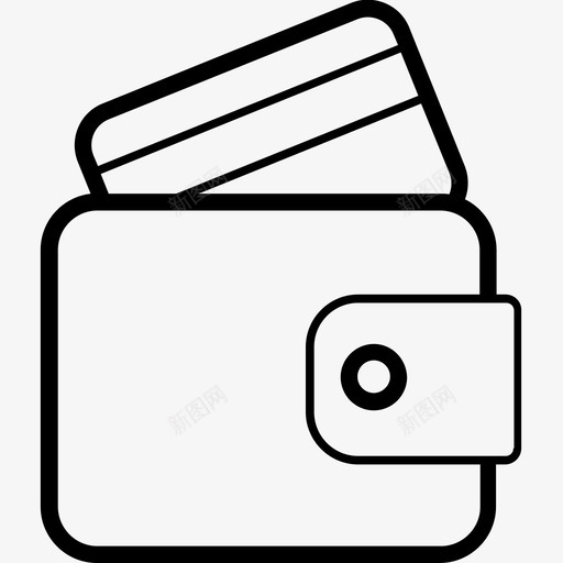 信用卡钱包生意钱图标svg_新图网 https://ixintu.com 信用卡钱包 生意 钱